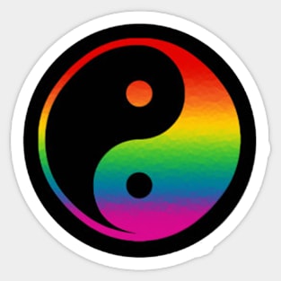 Ying Yang Pride Sticker